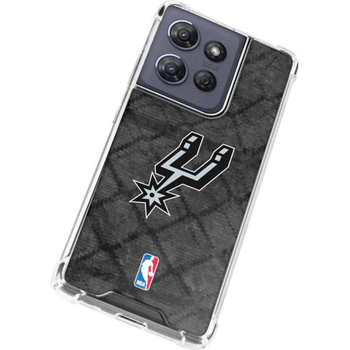 NBA San Antonio Spurs Dark Rust Moto G Stylus 5G (2025) Clear Case
