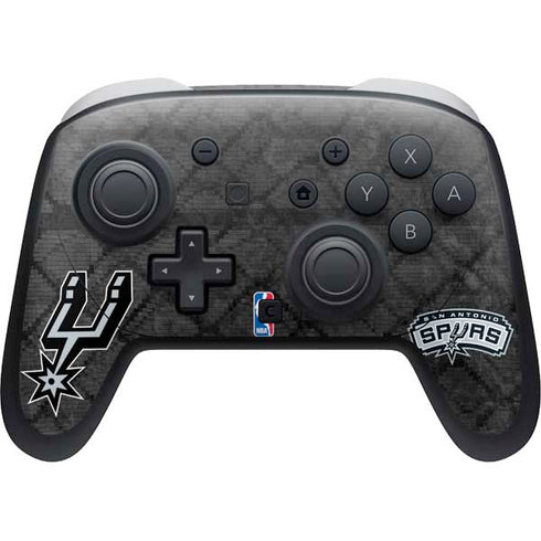 NBA San Antonio Spurs Dark Rust Nintendo Switch 2 (2025) Pro Controller Skin