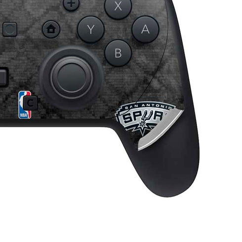 NBA San Antonio Spurs Dark Rust Nintendo Switch 2 (2025) Pro Controller Skin