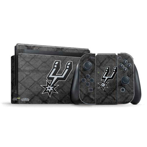 NBA San Antonio Spurs Dark Rust Nintendo Skins