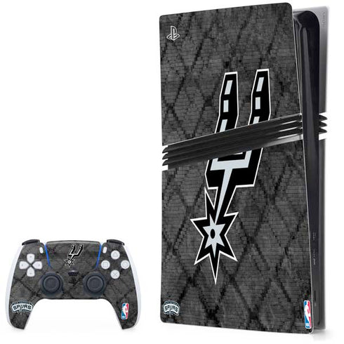 NBA San Antonio Spurs Dark Rust PS5 Pro Bundle Skin