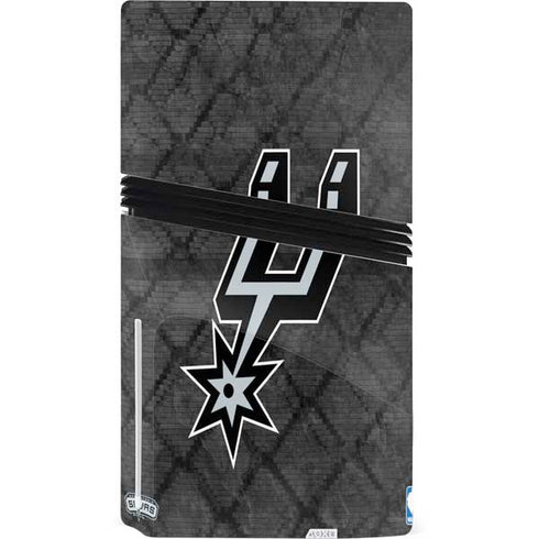 NBA San Antonio Spurs Dark Rust PS5 Pro Disk Console Skin