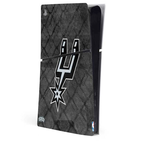 NBA San Antonio Spurs Dark Rust PS5 Slim Digital Edition Console Skin
