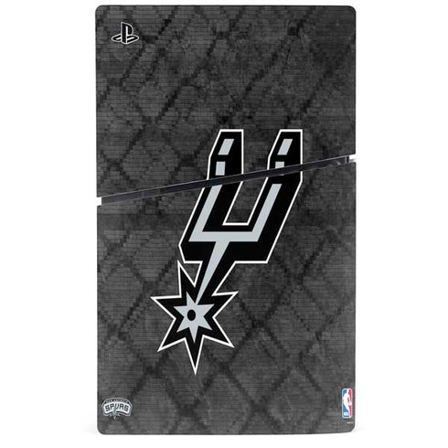 NBA San Antonio Spurs Dark Rust PS5 Slim Digital Edition Console Skin