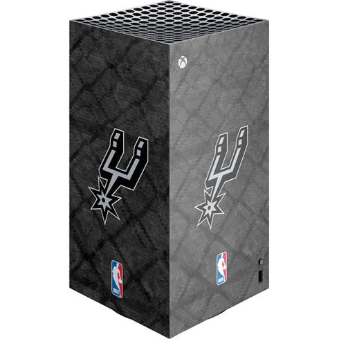 NBA San Antonio Spurs Dark Rust XBox Series X Digital Edition Console Skin
