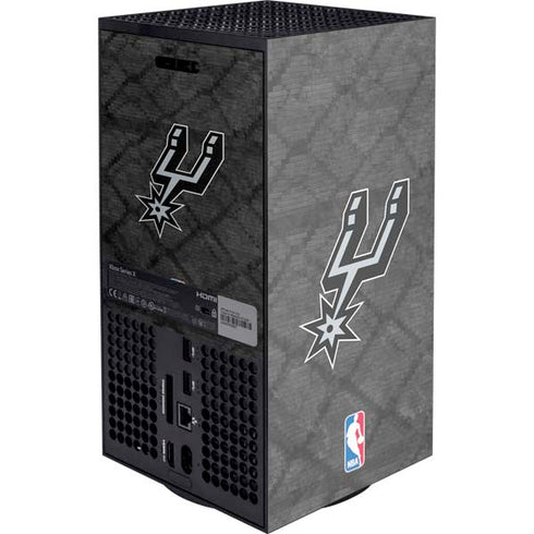 NBA San Antonio Spurs Dark Rust XBox Series X Digital Edition Console Skin