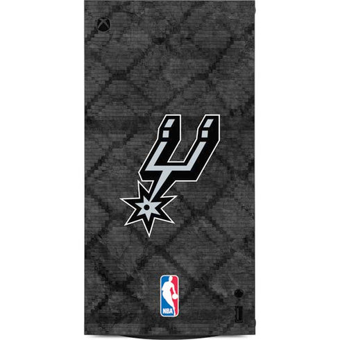 NBA San Antonio Spurs Dark Rust XBox Series X Digital Edition Console Skin