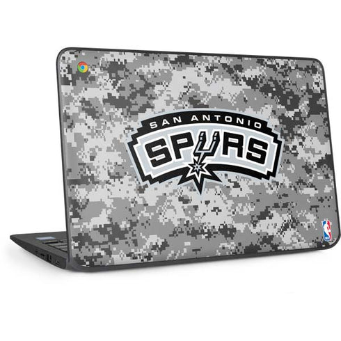 NBA San Antonio Spurs Digi Camo HP Chromebook Skin