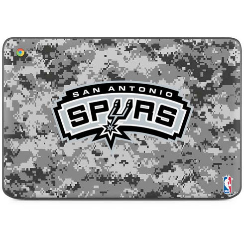 NBA San Antonio Spurs Digi Camo HP Chromebook Skin