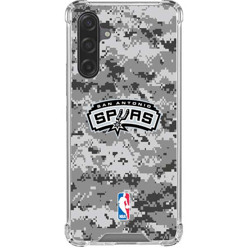 NBA San Antonio Spurs Digi Camo Galaxy A17 Clear Case