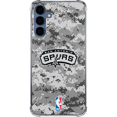 NBA San Antonio Spurs Digi Camo Galaxy A35 5G Clear Case