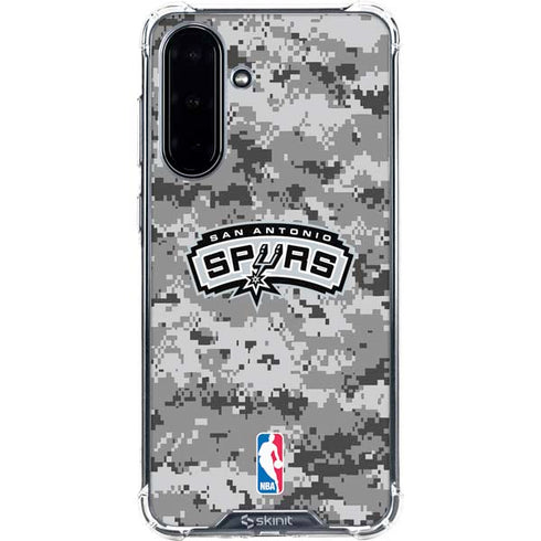 NBA San Antonio Spurs Digi Camo Galaxy A36 5G Clear Case