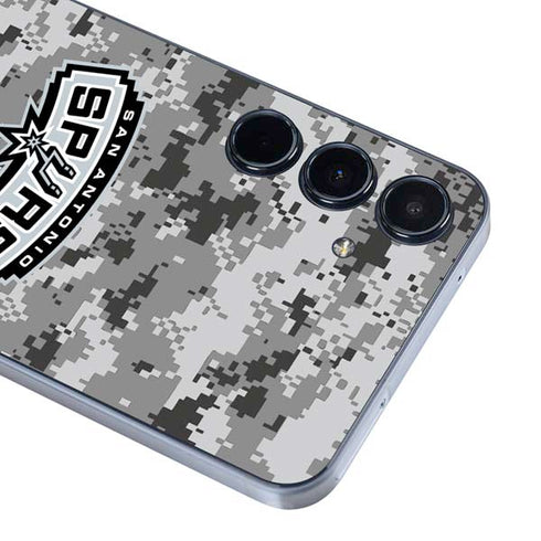 NBA San Antonio Spurs Digi Camo Galaxy A55 5G Skin
