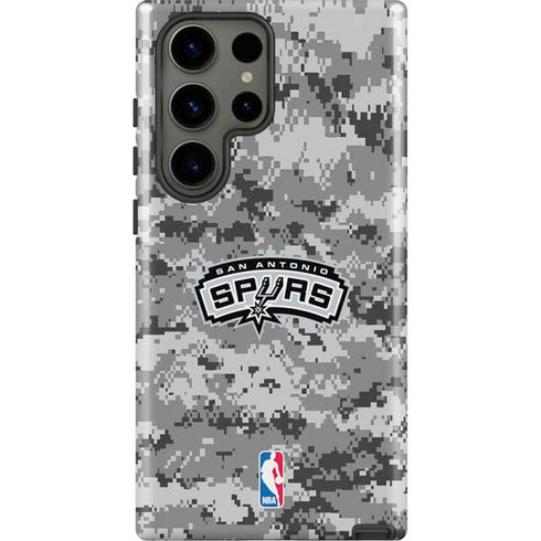 NBA San Antonio Spurs Digi Camo Galaxy S23 Ultra Pro Case