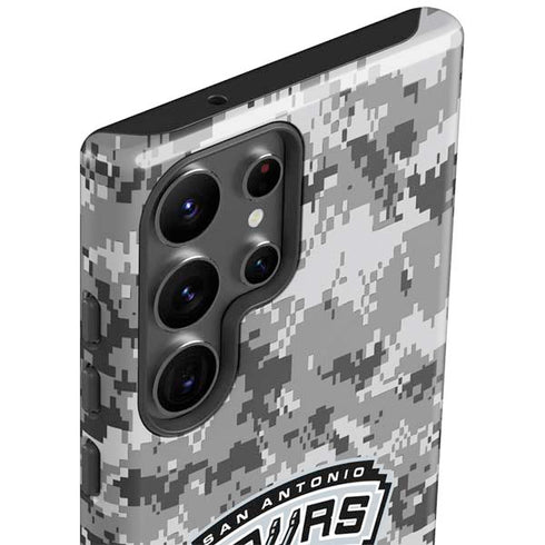NBA San Antonio Spurs Digi Camo Galaxy S23 Ultra Pro Case