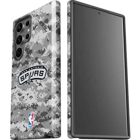 NBA San Antonio Spurs Digi Camo Galaxy S23 Ultra Pro Case