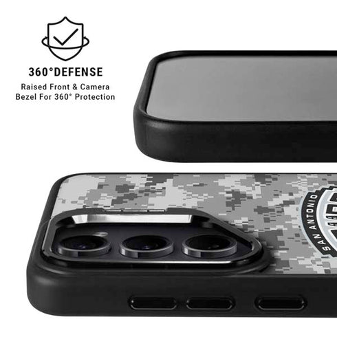 NBA San Antonio Spurs Digi Camo Galaxy S24 Kickstand Case