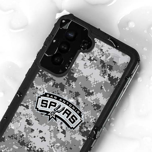 NBA San Antonio Spurs Digi Camo Galaxy S24 Plus Waterproof Case