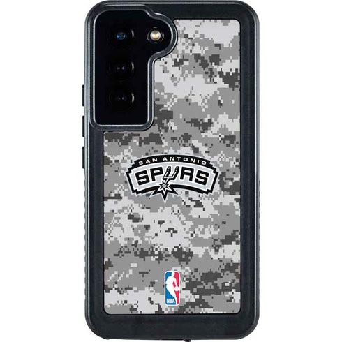 NBA San Antonio Spurs Digi Camo Galaxy S24 Waterproof Case