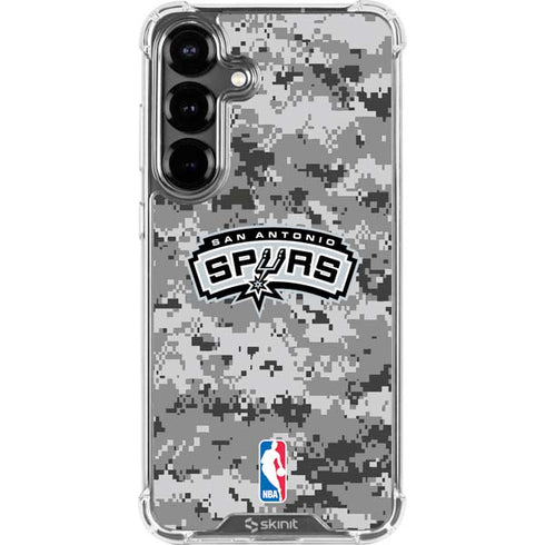 NBA San Antonio Spurs Digi Camo Galaxy S26 Clear Case