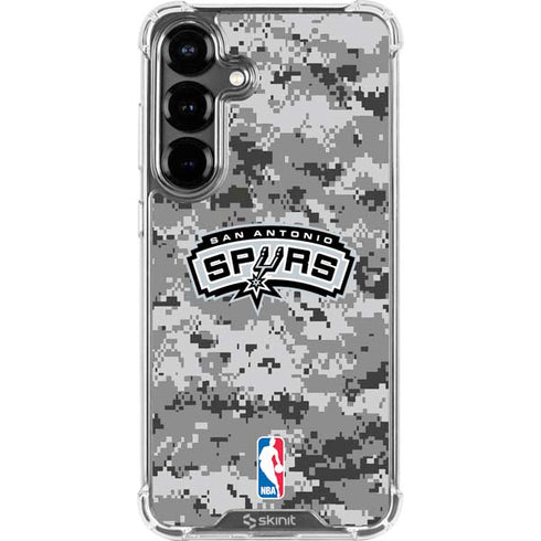 NBA San Antonio Spurs Digi Camo Galaxy S26 Plus Clear Case