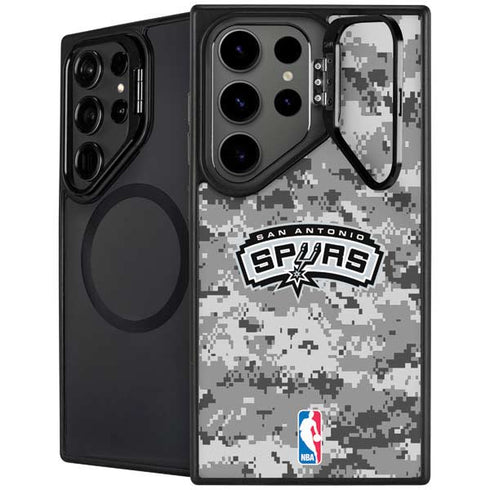 NBA San Antonio Spurs Digi Camo Galaxy S26 Ultra Kickstand Case