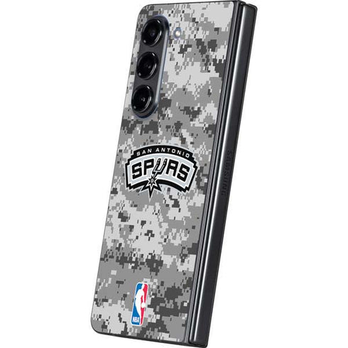 NBA San Antonio Spurs Digi Camo Galaxy Z Fold5 5G Skin