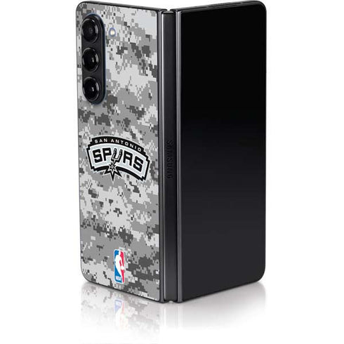 NBA San Antonio Spurs Digi Camo Galaxy Z Fold5 5G Skin