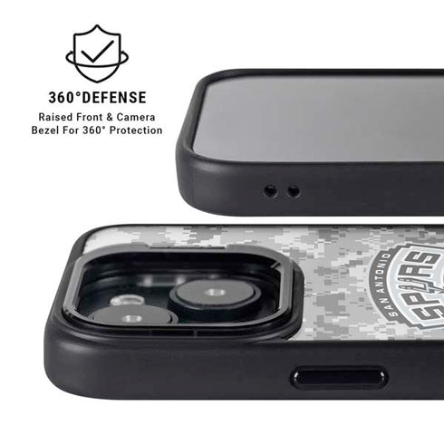 NBA San Antonio Spurs Digi Camo iPhone 13 Kickstand Case