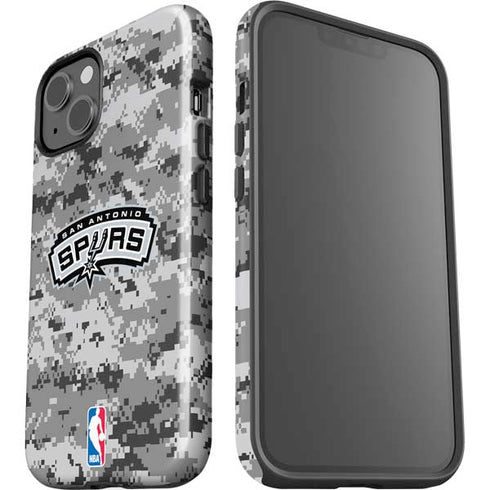 NBA San Antonio Spurs Digi Camo iPhone 15 Impact Case