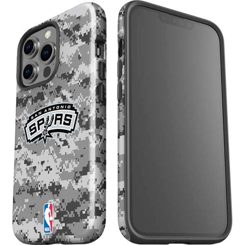NBA San Antonio Spurs Digi Camo iPhone 15 Pro Impact Case