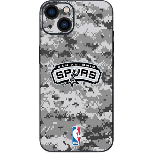 NBA San Antonio Spurs Digi Camo iPhone 15 Skin