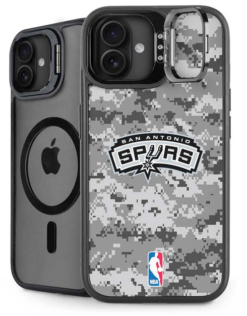 NBA San Antonio Spurs Digi Camo iPhone 16 Kickstand Case
