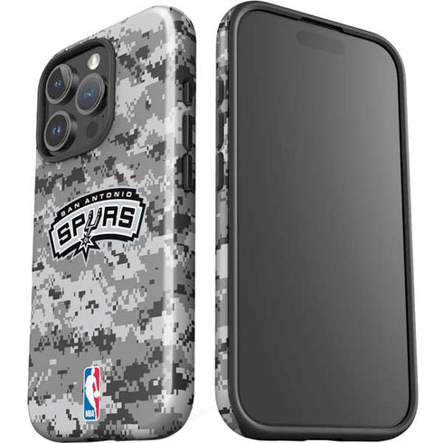 NBA San Antonio Spurs Digi Camo iPhone 16 Pro Impact Case
