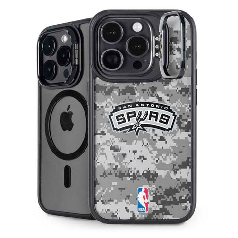 NBA San Antonio Spurs Digi Camo iPhone 16 Pro Kickstand Case