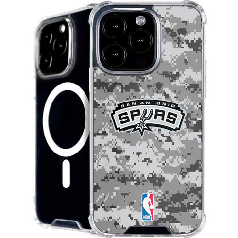 NBA San Antonio Spurs Digi Camo iPhone 16 Pro Max MagSafe Case