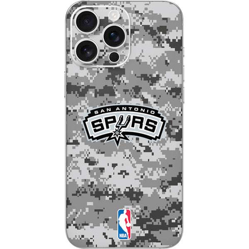 NBA San Antonio Spurs Digi Camo iPhone 16 Pro Max Skin