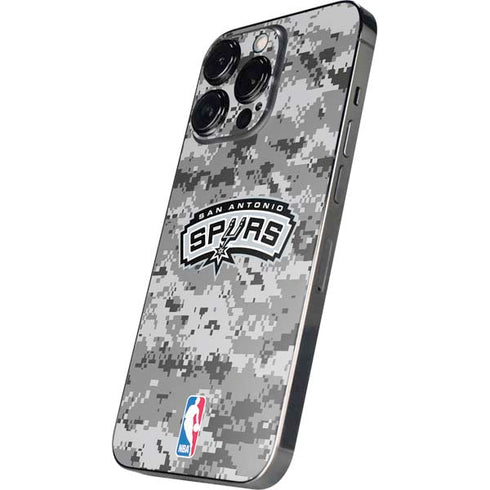 NBA San Antonio Spurs Digi Camo iPhone 16 Pro Skin