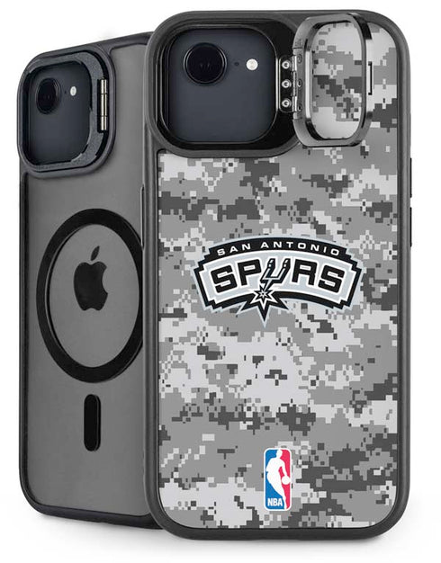 NBA San Antonio Spurs Digi Camo iPhone 16e Kickstand Case