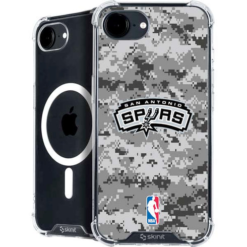 NBA San Antonio Spurs Digi Camo iPhone 16e MagSafe Case