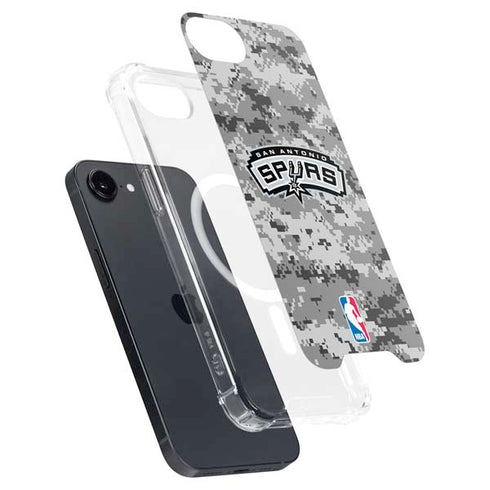 NBA San Antonio Spurs Digi Camo iPhone 16e MagSafe Case