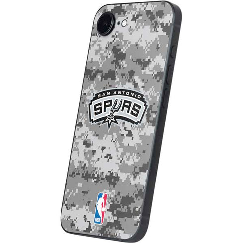 NBA San Antonio Spurs Digi Camo iPhone 16e Skin