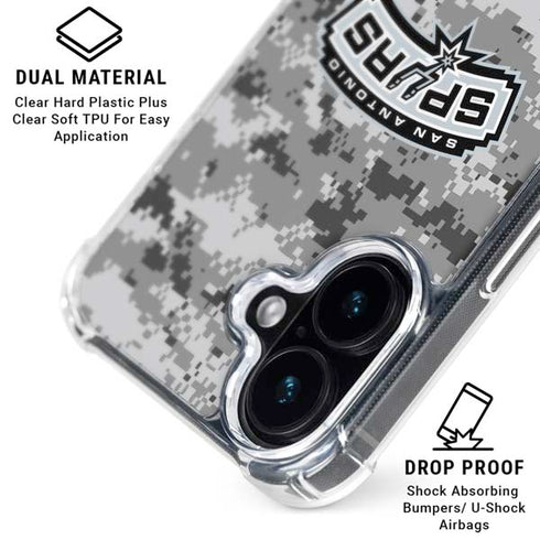 NBA San Antonio Spurs Digi Camo iPhone 17 MagSafe Case