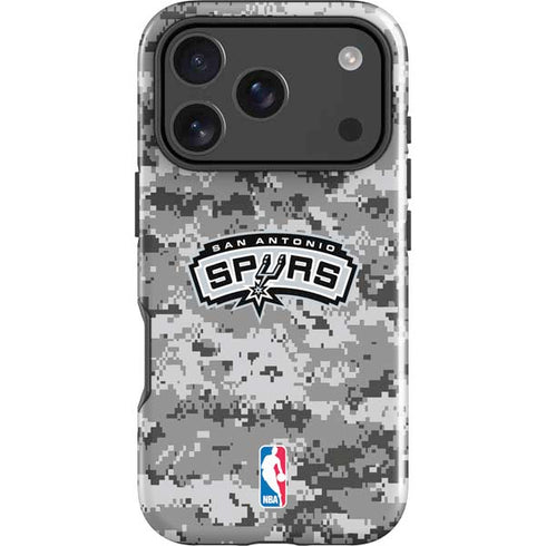 NBA San Antonio Spurs Digi Camo iPhone 18 Pro Impact Case
