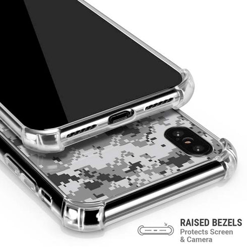 NBA San Antonio Spurs Digi Camo iPhone X/XS Clear Case
