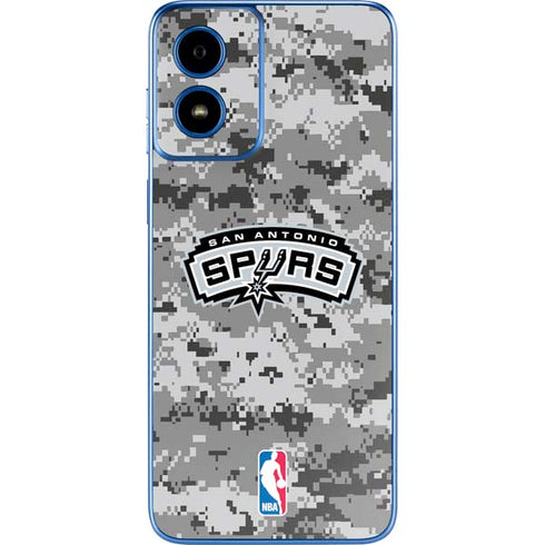 NBA San Antonio Spurs Digi Camo Moto G Play 4G (2024) Skin