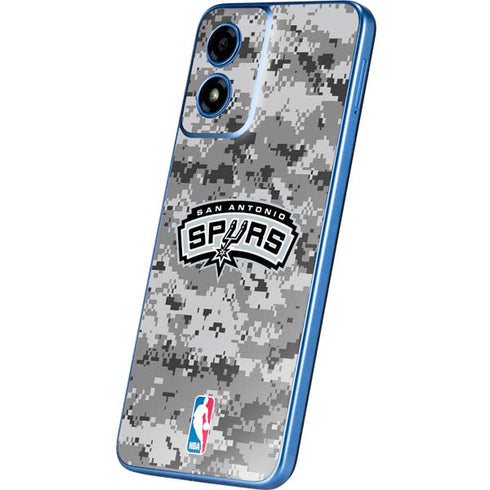 NBA San Antonio Spurs Digi Camo Moto G Play 4G (2024) Skin