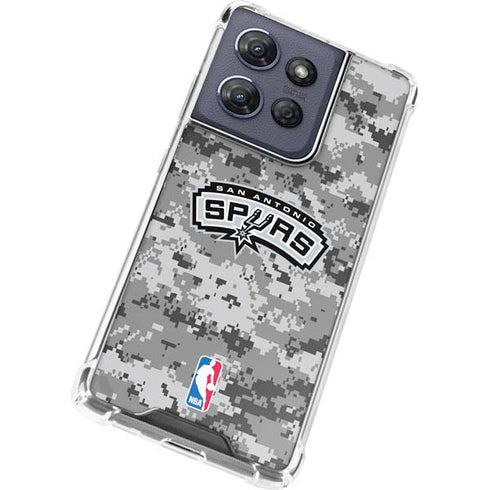 NBA San Antonio Spurs Digi Camo Moto G Power 5G (2025) Clear Case