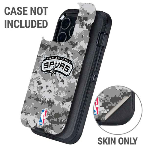 NBA San Antonio Spurs Digi Camo Otterbox Defender iPhone Skin