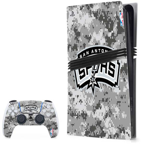 NBA San Antonio Spurs Digi Camo PlayStation PS5 Skins